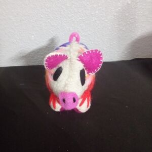 Colorful Wool Floral Plush Toy ( Box EF )